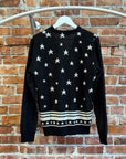 HYSTERIC GLAMOUR BLACK CAT BONE CARDIGAN ‘BLACK’