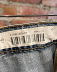 OUR LEGACY WIDE LEG JOINER DENIM ‘LIGHT WASH’