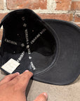 CHROME HEARTS HORSESHOE DENIM HAT ‘BLACK’