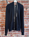 RICK OWENS x CHAMPION PENTAGRAM JASON ZIP UP HOODIE ‘BLACK’