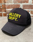 GALLERY DEPT. LOGO PRINT TRUCK CAP ‘BLACK’