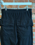 RICK OWENS DRKSHDW JERSEY CREATCH CARGO PANTS (S) ‘BLACK’