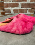 MARNI FUSSBETT FUR MULES ‘PINK’