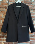 JIL SANDER SHARP WOOL SERGE JACKET & PANTS ‘BROWN’