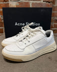 ACNE STUDIOS FACE LOGO LACE SNEAKERS ‘WHITE’