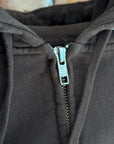 SUPREME FW25 MINI BOX LOGO ZIP HOODIE ‘BROWN’