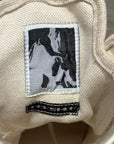 RICK OWENS DRKSHDW HEAVY CANVAS RAMONE SNEAKERS ‘NATURAL/MILK’