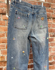 ACNE STUDIOS CANDY BUTTON STICKER DENIM ‘BLUE’