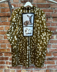 BURBERRY SS19 RUNWAY BAMBI ZIP SHIRT ‘BROWN’