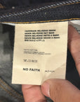 NO/FAITH STUDIO SELVEDGE DENIM ‘INDIGO’