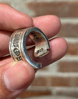 CHROME HEARTS LARGE SCROLL RING ‘SILVER’