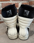 RICK OWENS MAINLINE GEOBASKETS ‘BLACK/MILK’