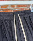 RICK OWENS FW19 LARRY DRKSHDW PADDED PUSHER PANTS ‘BLACK’