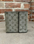 LOUIS VUITTON MINI LIN FOLD WALLET ‘GREEN’