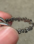 CHROME HEARTS TINY-E TRINITY RING ‘SILVER’