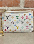 LOUIS VUITTON X TAKASHI MURAKAMI MONOGRAM CHAIN CARDHOLDER ‘WHITE’