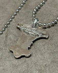 CHROME HEARTS SMALL CELTIC FLEUR PENDANT NECKLACE ‘SILVER’
