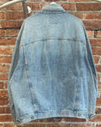 ACNE STUDIOS OVERSIZED DENIM TRUCKER JACKET ‘LIGHT WASH’
