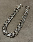 CHROME HEARTS LOBSTER CLASP EXTRA FANCY LINK WALLET CHAIN ‘SILVER’