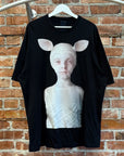 JUUN. J WHITE PIG HUMAN TEE ‘BLACK”