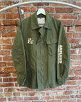 HYSTERIC GLAMOUR GRAPHIC MILITARY FIELD JACKET ‘GREEN’