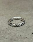 CHROME HEARTS SCROLL BAND RING ‘SILVER’