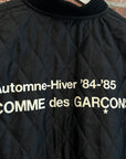 COMME DES GARÇONS AUTOMNE-HIVER '84-85 STAFF BOMBER ‘BLACK’