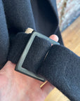 RICK OWENS SS25 VIRGIN WOOL BELTED COAT ‘BLACK’