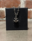CHROME HEARTS TINY-E BS FLEUR NECKLACE ’SILVER’