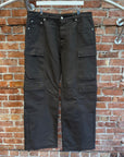 RICK OWENS SS26 TEMPLE DOUBLE CARGO PANTS ‘DARK DUST’