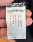 CHROME HEARTS EYE CHART MULTI-LOGO ZIP HOODIE ’BLACK’