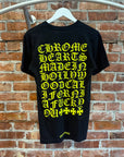 CHROME HEARTS EYECHART MOTIF TEE ‘BLACK’
