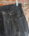 KAPITAL 12OZ 5P FLARED FEATHER PRINT DENIM ‘DARK BLUE’