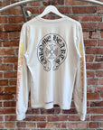 CHROME HEARTS COLLAR PRINT GRADIENT LOGO LONGSLEEVE ‘WHITE’