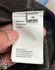 OUR LEAGACY FULL ZIP MOHAIR HOODIE ‘BROWN’