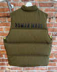 HUMAN MADE REVERSIBLE DOWN VEST ‘OLIVE’