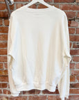 KAPITAL LUCKY BATTERY BIRD CREWNECK ‘WHITE’