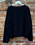 KAPITAL BOX WOOL CASHMERE KNIT SWEATER ‘BLACK’