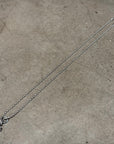 CHROME HEARTS CUT OUT PLUS CROSS NECKLACE ‘SILVER’