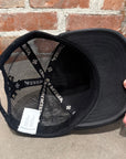 CHROME HEARTS FLEUR LEATHER HAT ‘BLACK’