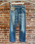 DIOR HEDI ERA LAMBSKIN POCKET DENIM JEANS ‘BLUE’