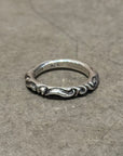 CHROME HEARTS SCROLL BAND RING ‘SILVER’