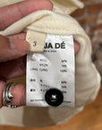 VUJA DE 005 MODERATO WOOL OVERSHIRT ‘WHITE’