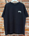 STUSSY DICE LOGO TEE ‘BLACK’