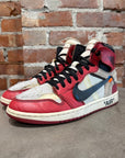 OFF WHITE X JORDAN 1 "THE 10" CHICAGO HIGH SNEAKERS ‘WHITE/RED’