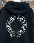 CHROME HEARTS HORSESHOE FLORAL PULLOVER HOODIE ‘BLACK’