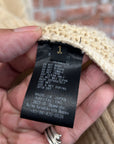 KAPITAL 5G KNIT SMILEY CARDIGAN ‘CREAM’