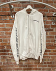 CHROME HEARTS DAGGER ZIP UP HOODIE ‘WHITE’
