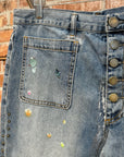 ACNE STUDIOS CANDY BUTTON STICKER DENIM ‘BLUE’