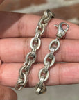 CHROME HEARTS LARGE PAPER CHAIN BRACELET ‘SILVER’